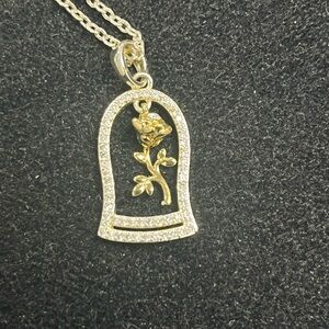 Disney Beauty and the Beast necklace.